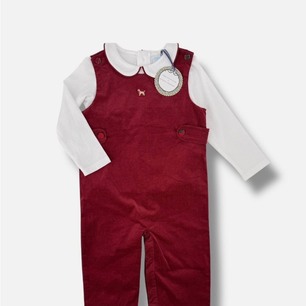 Dillard’s Edgehill collection burgundy red longall with matching shirt